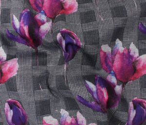 39532-03 Ponte Prt-BLACK/PURPLE