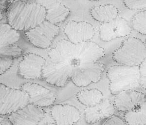 45687-01 Lotus Embroidery-White