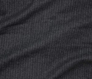 45500-02 Pinstripe Wool-Navy Melange
