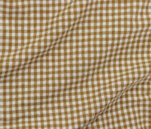 45235-11 Organic Gingham-Dijon