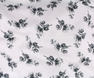 39024-50 Pebble Satin Prt-White/Black