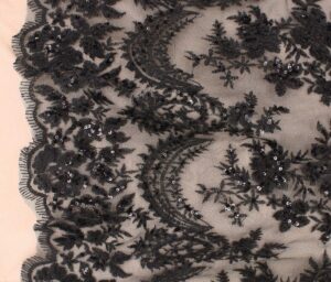 38611-02 Majestic Embroidery-Black