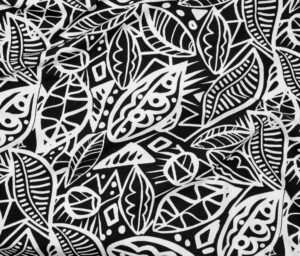 45219-02 Carla Prt-Black/White