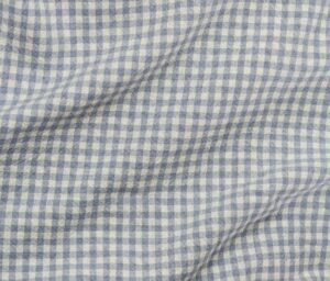 45235-12 Organic Gingham-Blue Powder