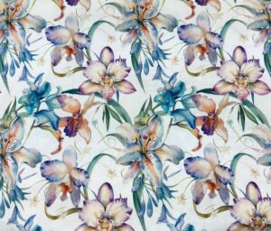 47051-01 Poppy Poplin Digital print-Blanc/Multi
