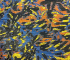 46552-02 Lumiere Jacquard-Orange/Denim
