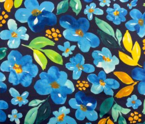 47028-01 HMC digital print-Navy/Aqua