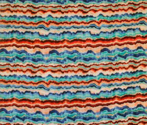 45140-02 Santa Barbara Prt-Brown/Blue/Yellow