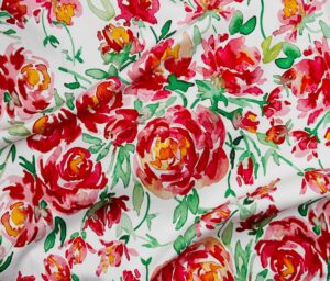 46149-01 Digital Coton Satinette-Rouge