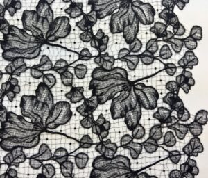 47017-02 Magnolia Dream-Black