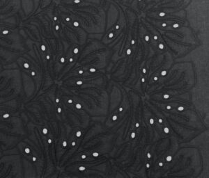 47021-02 Monstera Emb-Black