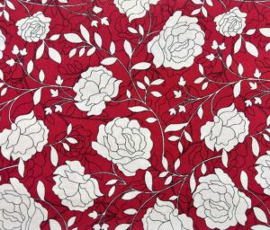 47047-03 Palma digital print-Red earth