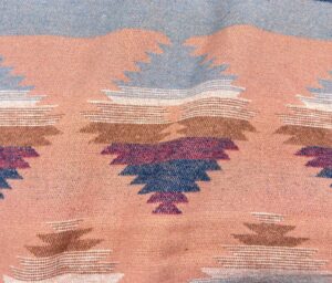 46529-01 Woodlands-Rose/Bleu