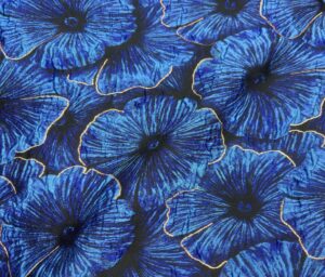 46553-03 Poppy Jacquard-Royal