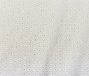 47098-03 Square Blossom Eyelet-Ivory