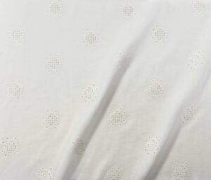 47120-01 Atlas Cotton Embroidery-Off white