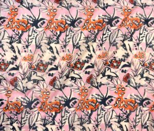 47169-01 Cotton Lawn Digital print-Pink