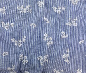 47208-01 Seabreeze stripe puff-Blue/White
