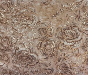 47204-03 Roses Embroidery-Nude