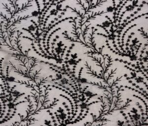 47203-02 Nightfall garden emb-Noir