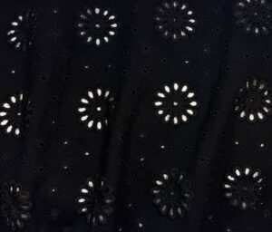 47151-02 Rosette Eyelet (I)-Black