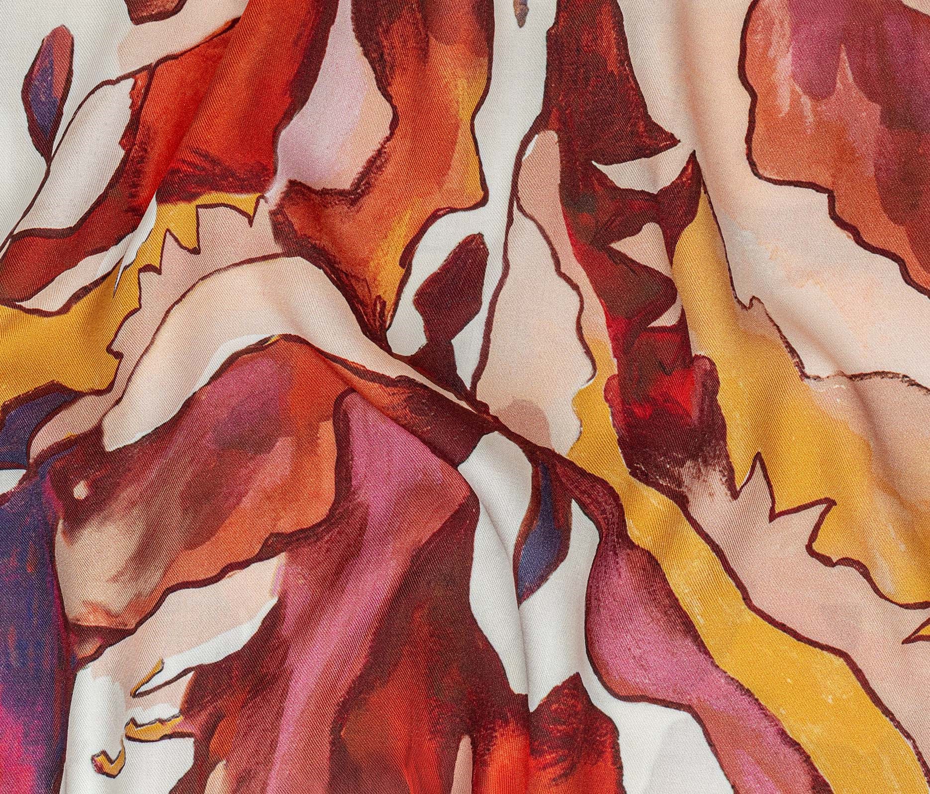 47553-01 Twill Taylor Digital-Rouille/Multi