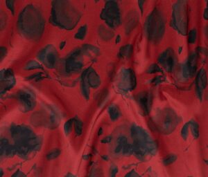 47560-02 Luna Satina Digital Print-Red/Black