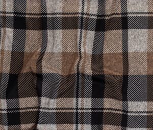 47597-02 Tricot Omega Digital Prt-Brun/Ivoire