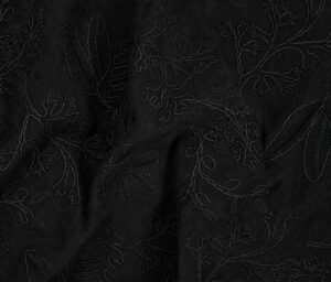 47562-02 Duomo Suede Emb-Black