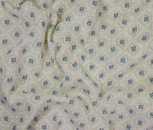 47551-06 Double Gaze Heirloom Blooms-Ivoire/Bleu