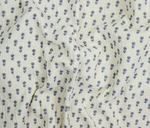 47546-04 Heirloom Quilt-Cream/Blue