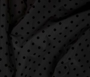 47549-02 Memory Taffeta DOT-black