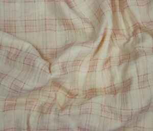 47551-11 Heirloom Blooms Double Gauze-Ivory/Pink