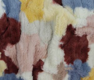 47565-01 Faux Fur Autumn Sorbet-Cream/Multi