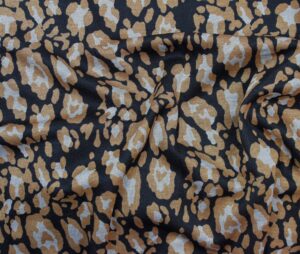 47582-01 Virginia Knit Prt-Caramel/Black