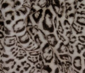 47567-02 Fausse Fourrure Leopard-Beige/Taupe