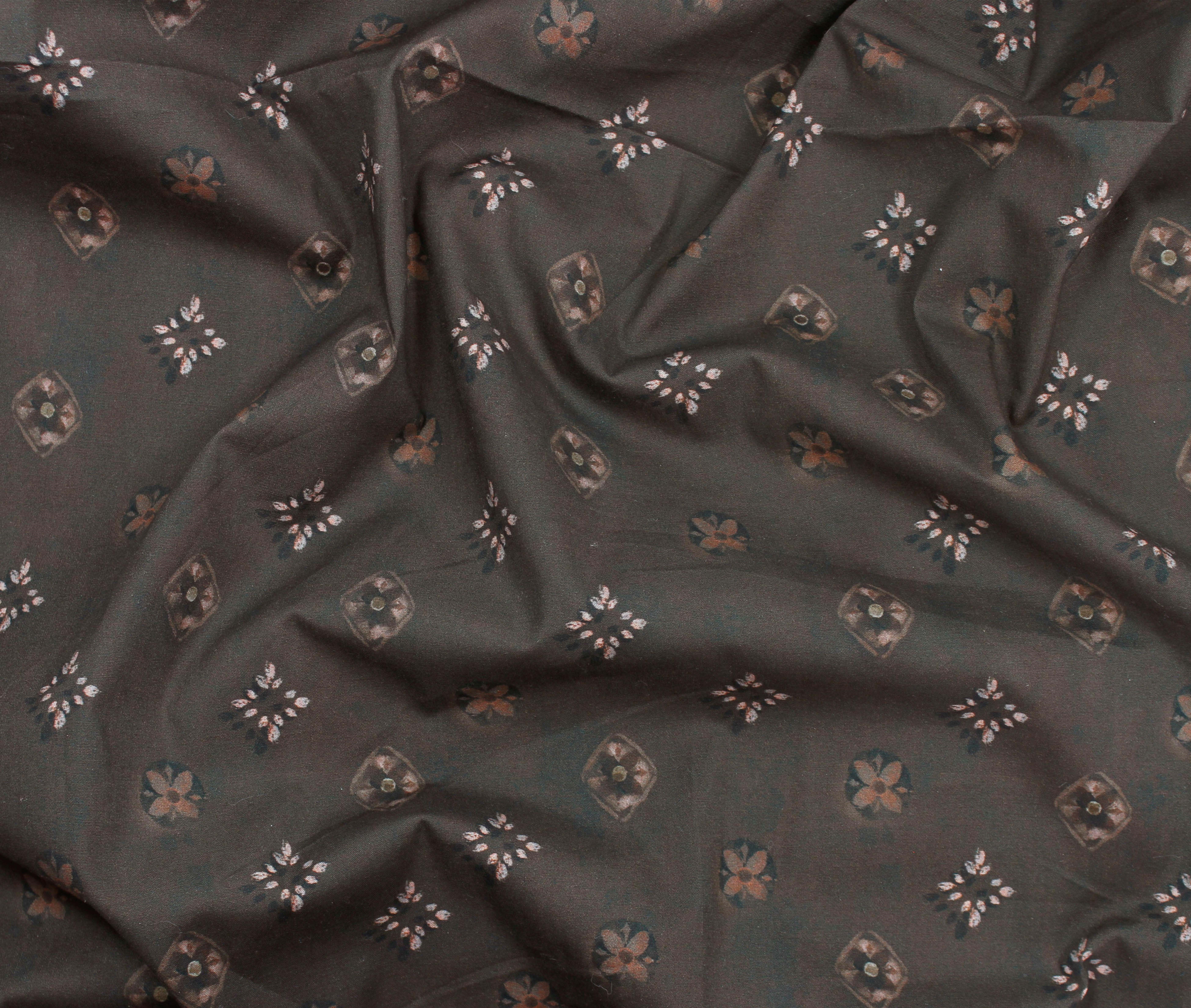 47589-01 Poppy Poplin Digital print (I)-Brown