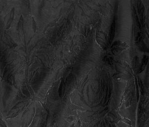 47616-02 Louvres Jacquard-Black/Black