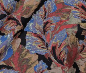 47617-03 Margot Jacquard-Black/Brown/Blue