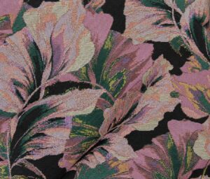 47617-01 Margot Jacquard-Black/Pink/Gold