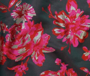47614-03 Mascarade Jacquard-Black/Pink/Gold